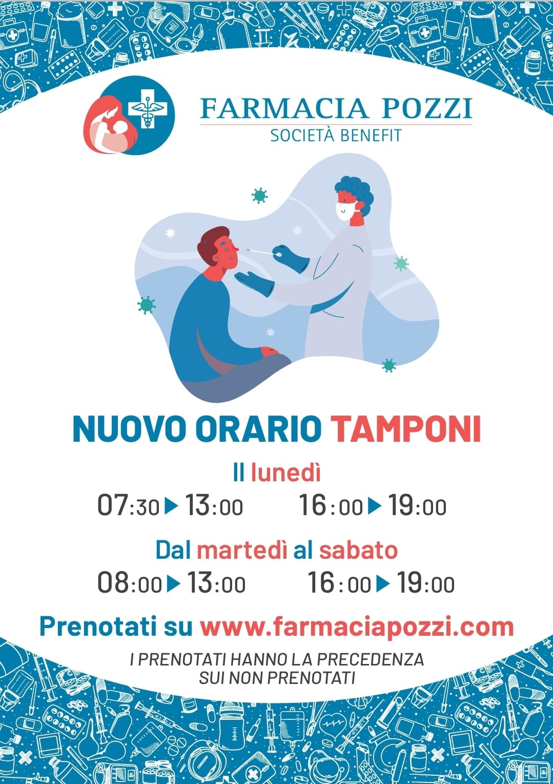 Orario Tamponi Maggio